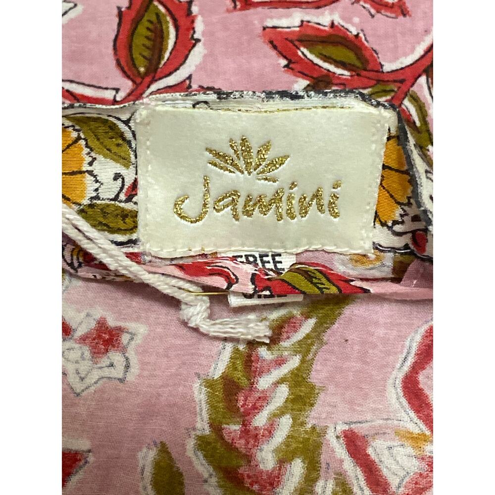 Floral Pink Cotton Robe with Trim - Women's Intimates & Sleepwear - Picture 4 of 5